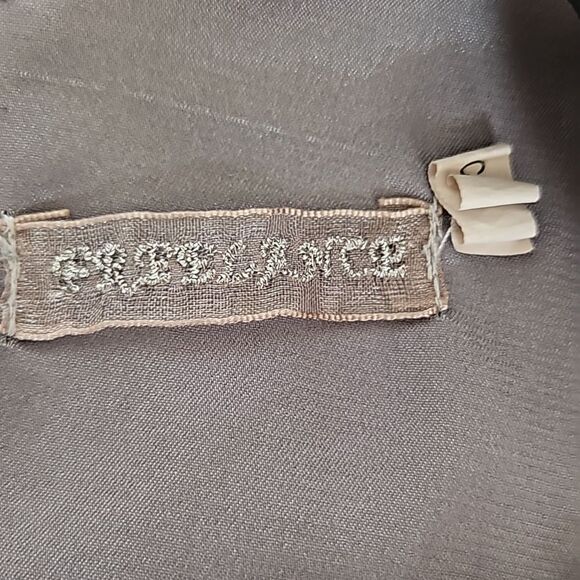 YaYa & Co Women's Sequins Open Back Top With Tie Front Black/ Silver Medium - Picture 7 of 16